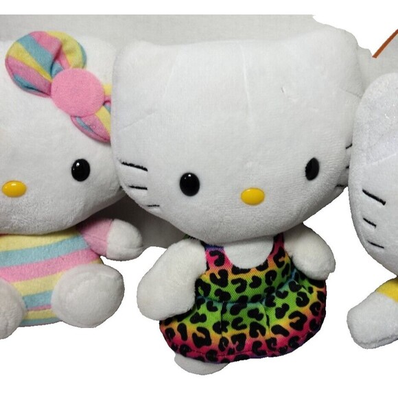 Lot of 4 TY Hello Kitty Plush Toys 6" 2014 2015 by Sanrio - Picture 4 of 7